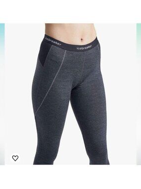 Icebreaker 260 Zone Merino Leggings Women’s Small, Grey